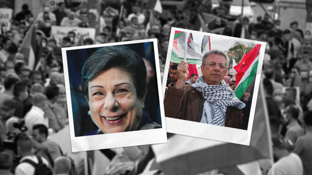 La guerra vista dal mondo arabo: intervista a Paola Caridi - Hanan al Ashrawi e Mustapha Barghouthi.