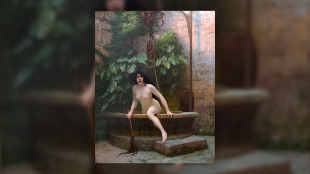 La rabbia femminile è ancora un tabù - Jean-Léon Gérôme, “Truth Coming Out of Her Well to Shame Mankind", 1896.